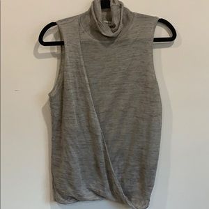 Gray sleeveless top